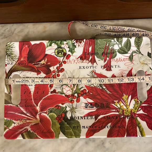 🆕 Michel Design Works-Melamine Serveware Medium Tray-Merry Bright - Picture 7 of 8